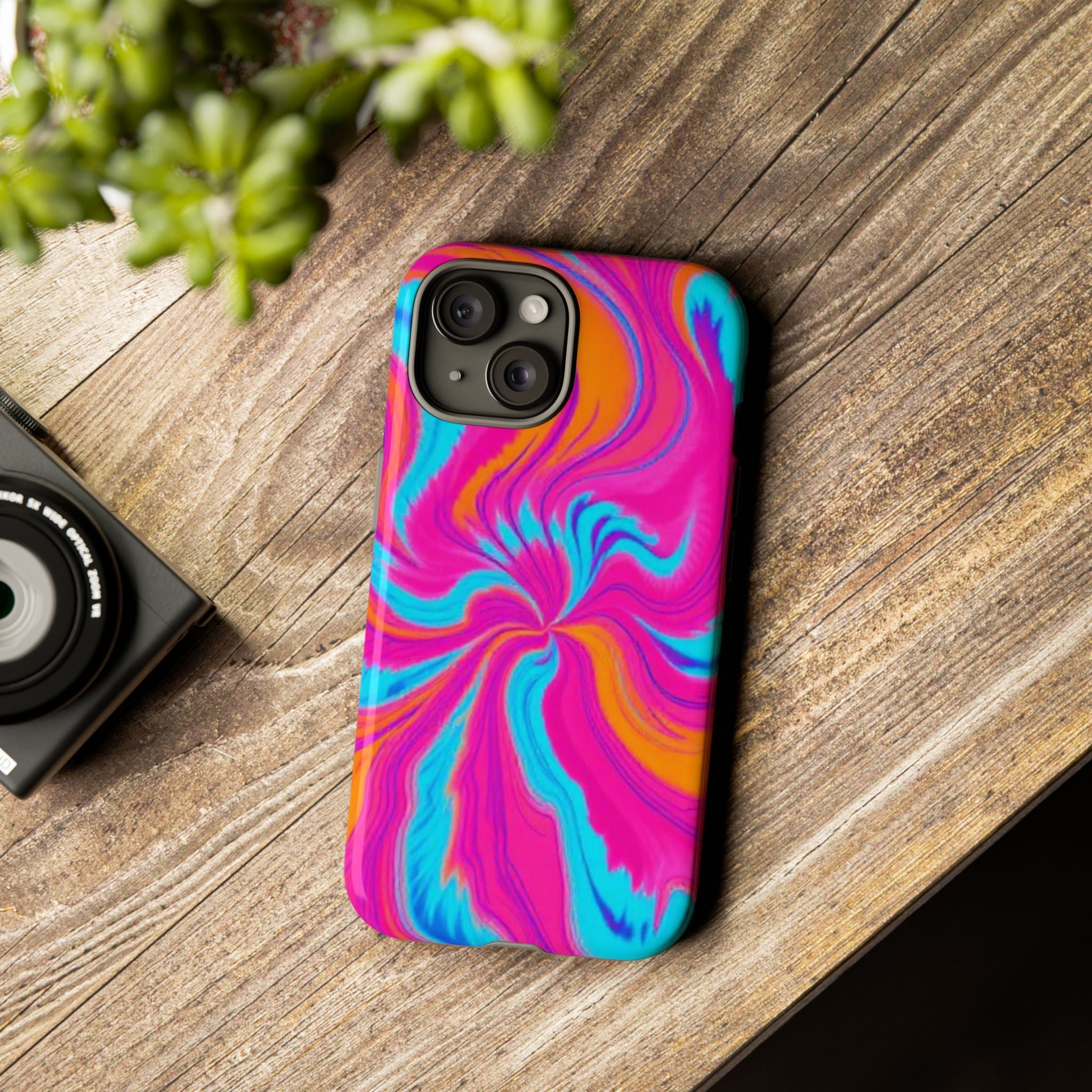 Psychedelic Swirl Tough Phone Case for iPhone