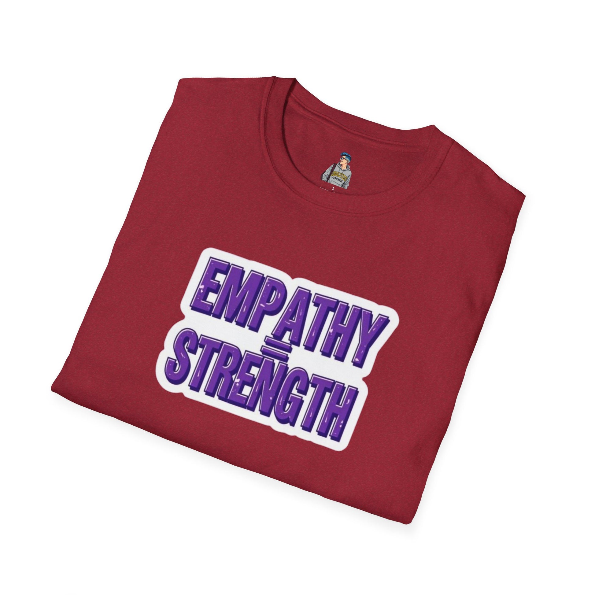 Empathy Equals Strength Unisex Softstyle T-Shirt - Inspirational Apparel for Everyday Comfort