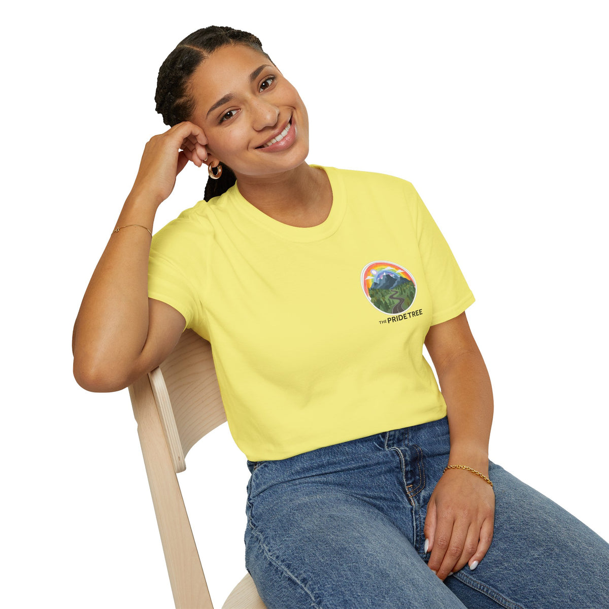 Pride Tree Las Vegas Mountain Graphic T-Shirt