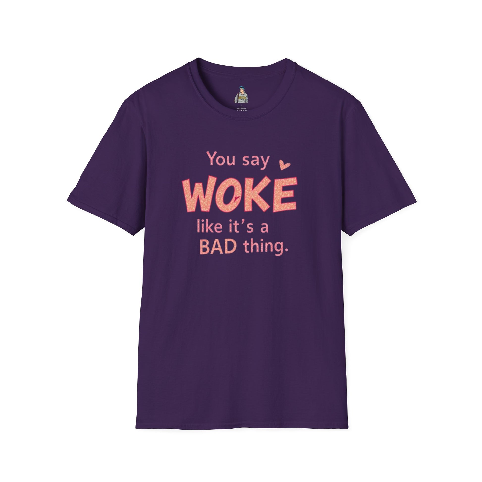 Woke is Empathy Unisex Softstyle T-Shirt - Bold Statement Tee for Everyday Activists