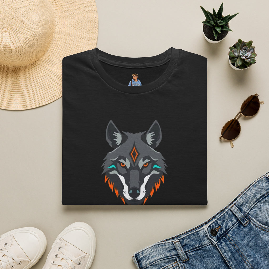 Mystical Wolf Design Unisex Softstyle T-shirt
