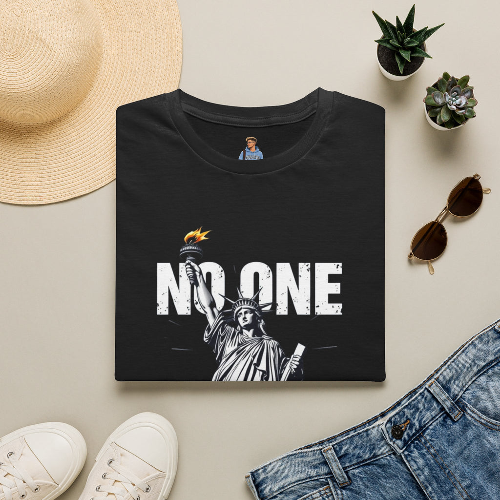 No One Is Illegal Graphic T-shirt