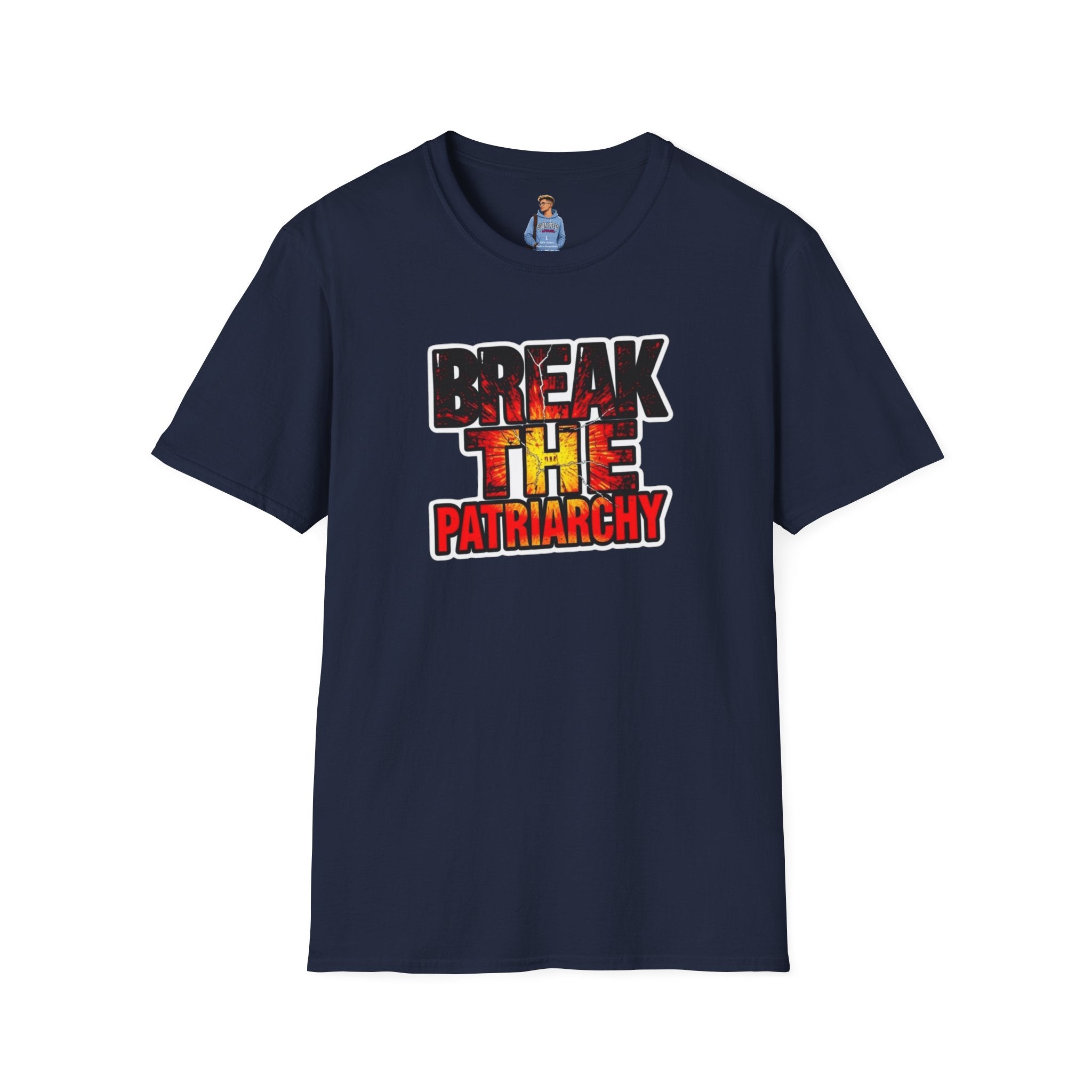 Break the Patriarchy Unisex Softstyle T-Shirt - Empowerment Wear for Social Change