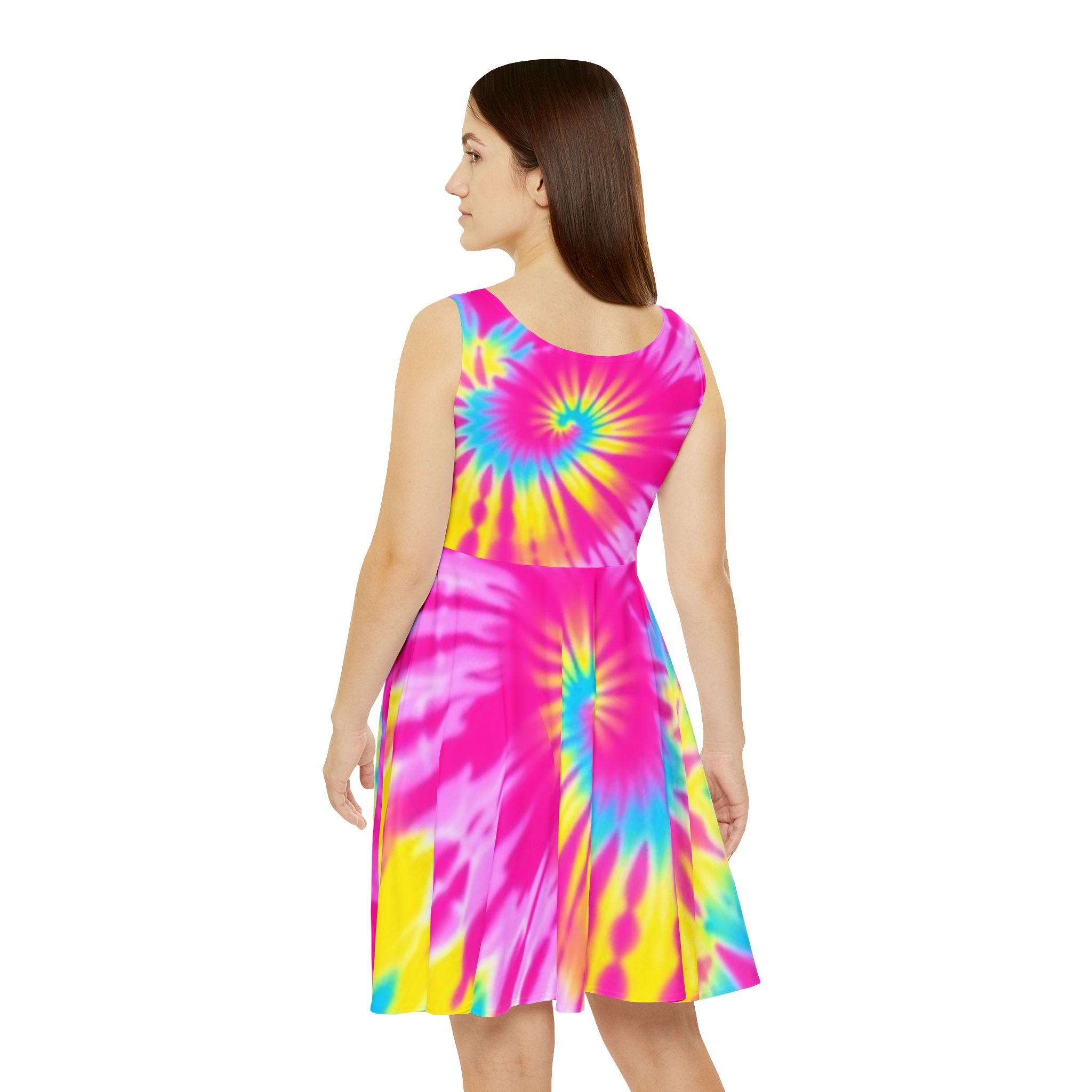 Copy of Tie-Dye Skater Dress - Perfect for Summer Outings & Festivals