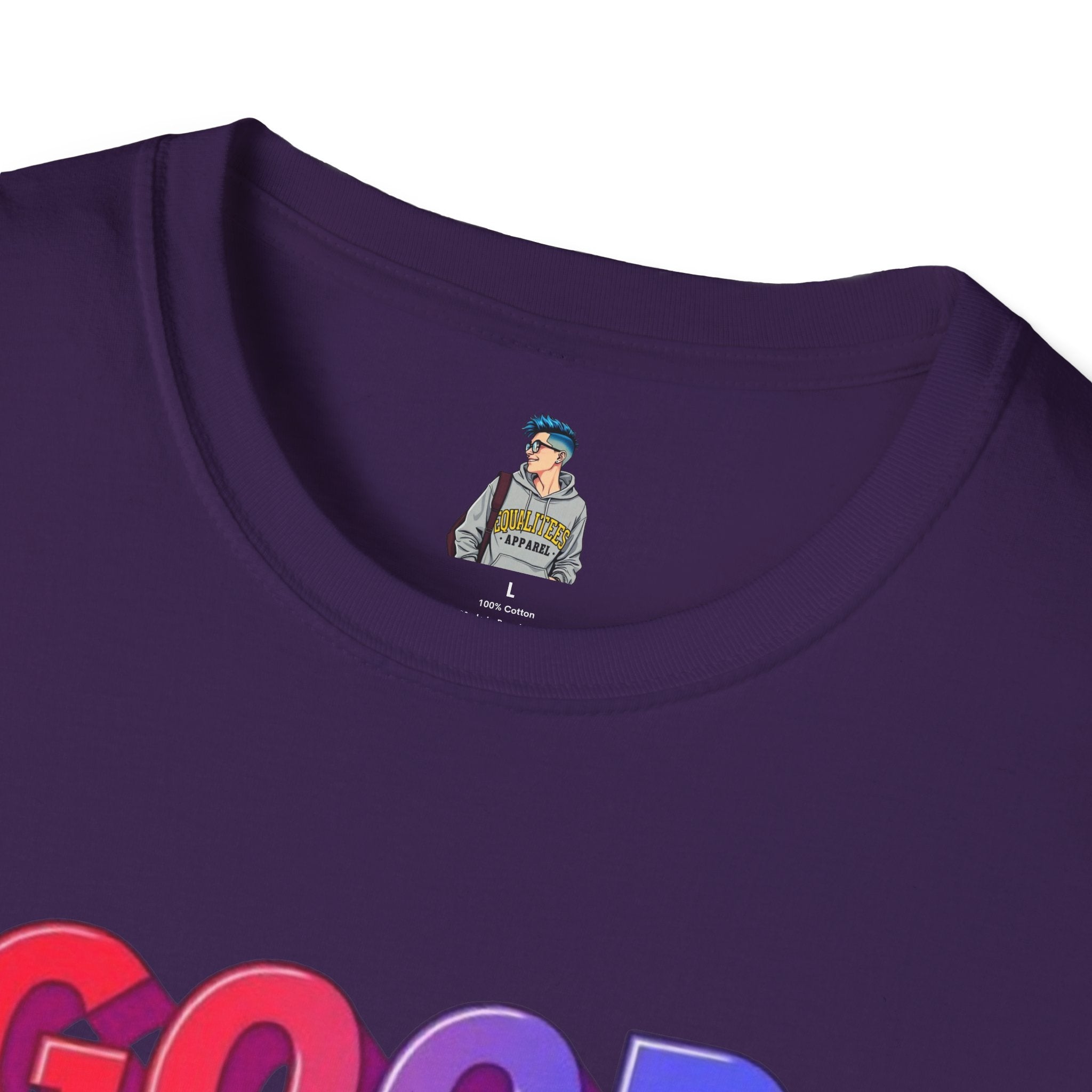 Unisex Softstyle T-Shirt - ' Rainbow Good Will Win' Positive Message Tee