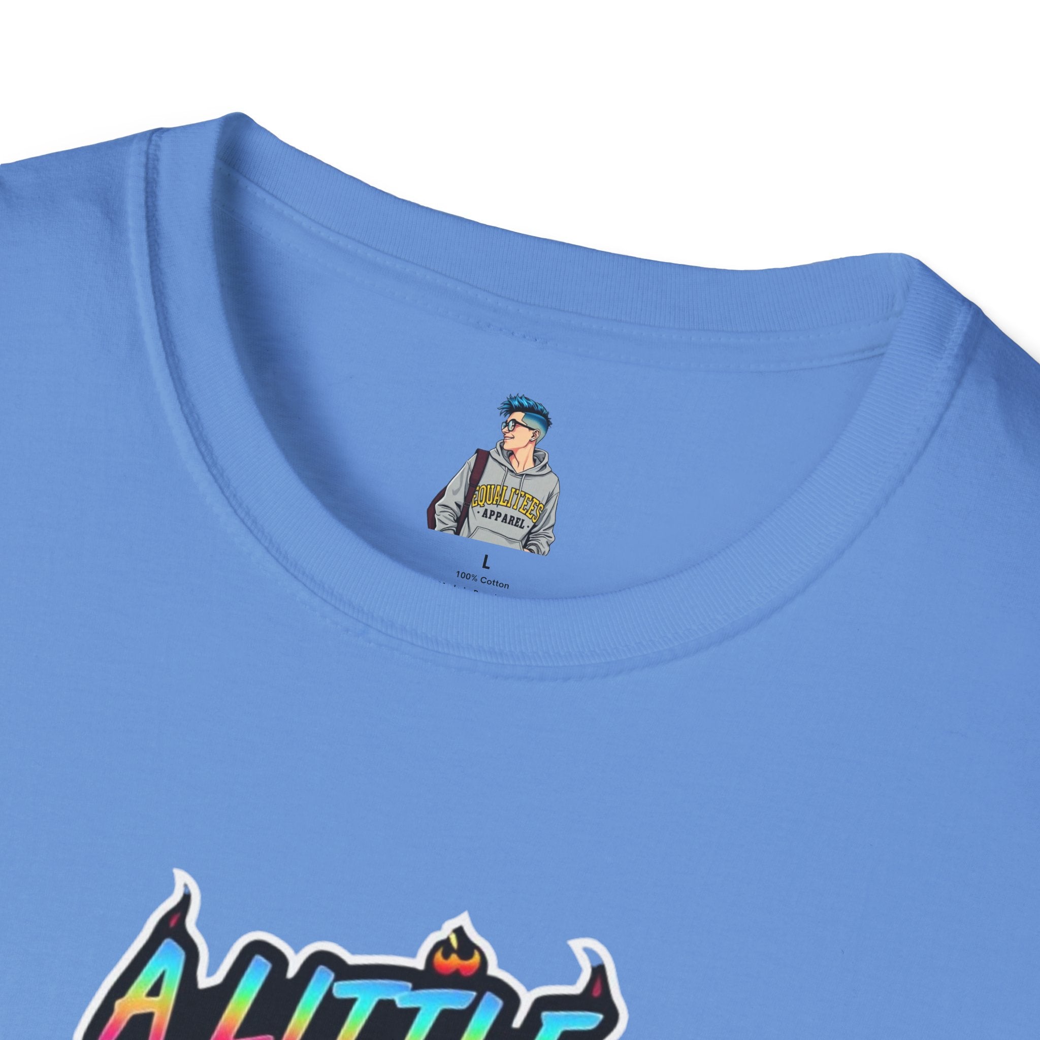 A Little Bit Neurospicy Unisex Softstyle T-Shirt - Fun & Quirky Graphic Tee for Neurodivergent Awareness