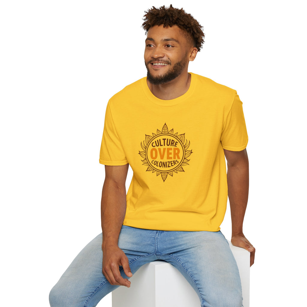 Culture Over Colonizers Unisex Softstyle T-Shirt