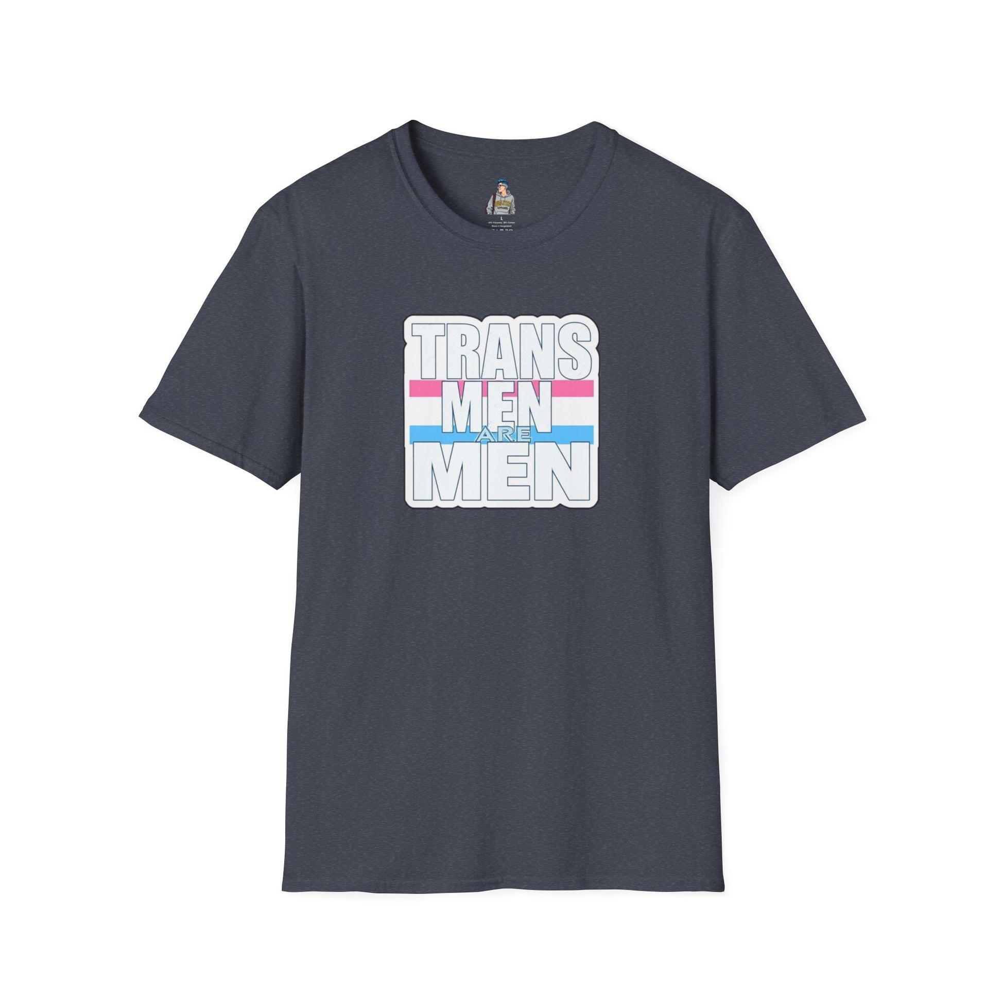 Unisex Softstyle T-Shirt - 'Trans Men Are Men' Statement Tee