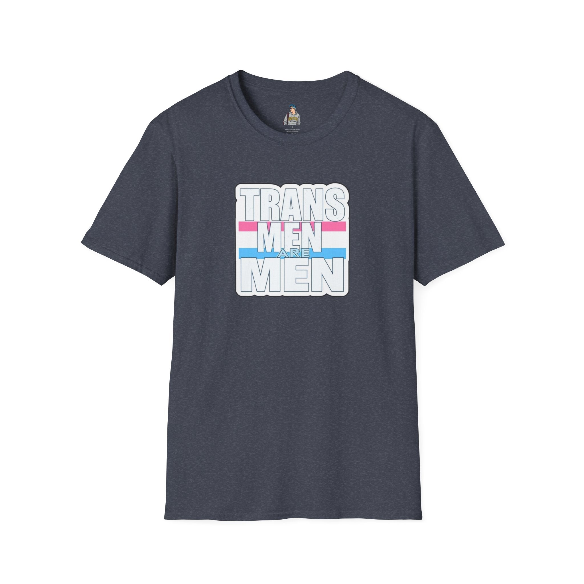 Unisex Softstyle T-Shirt - 'Trans Men Are Men' Statement Tee