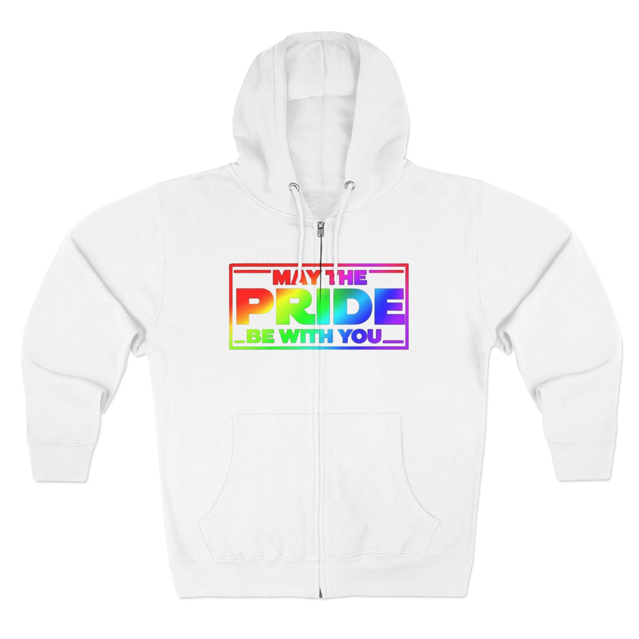 Pride Zip Hoodie - "May the Pride Be with You" Unisex