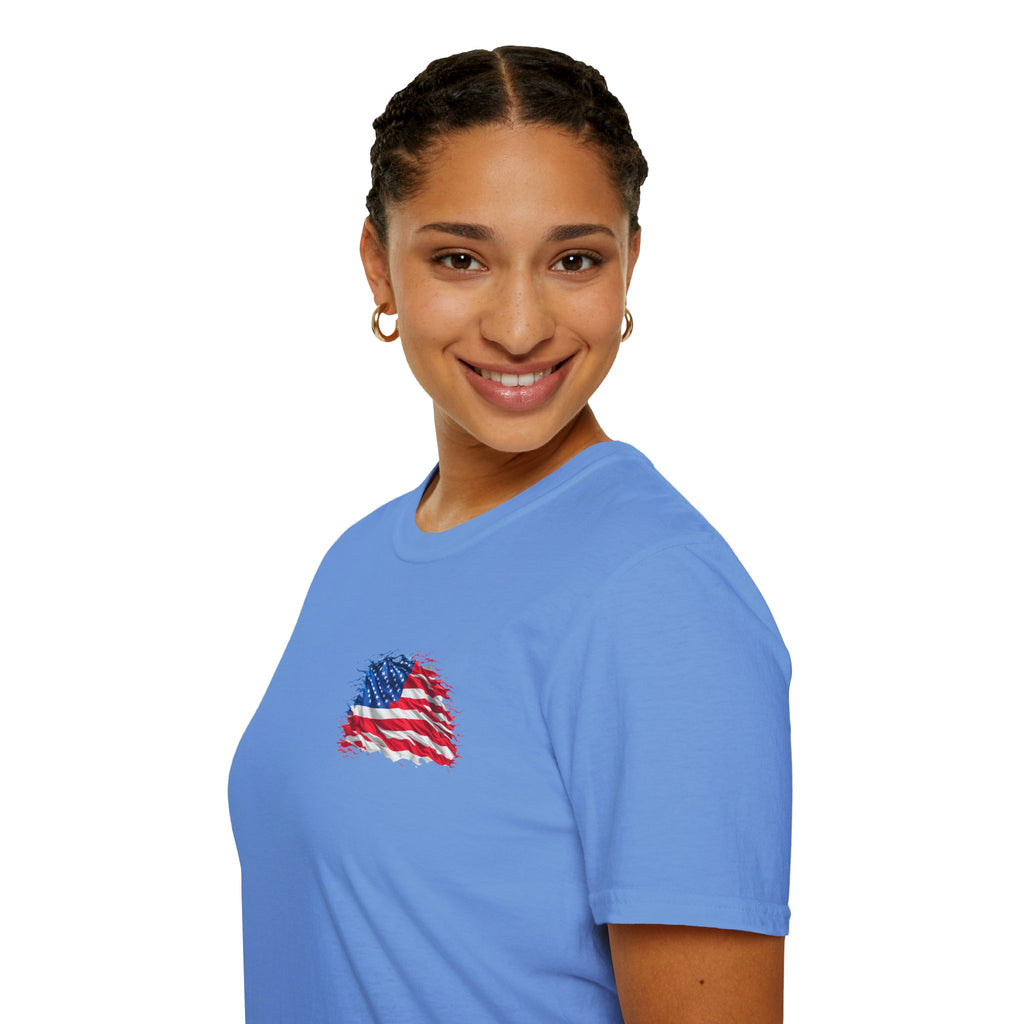 MAGA Values are NOT American Values Softstyle Unisex T-Shirt