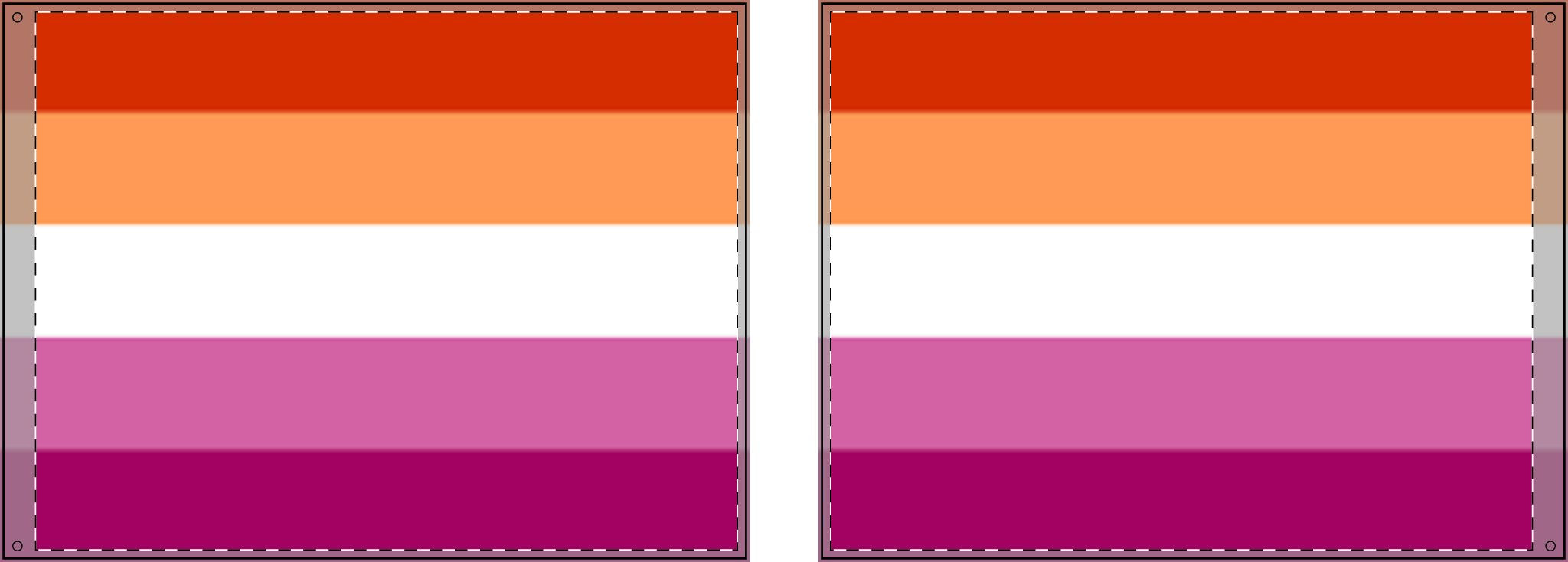 Double Sided Lesbian Pride Flag - Vibrant Rainbow Decorative Banner for Parades and Celebrations