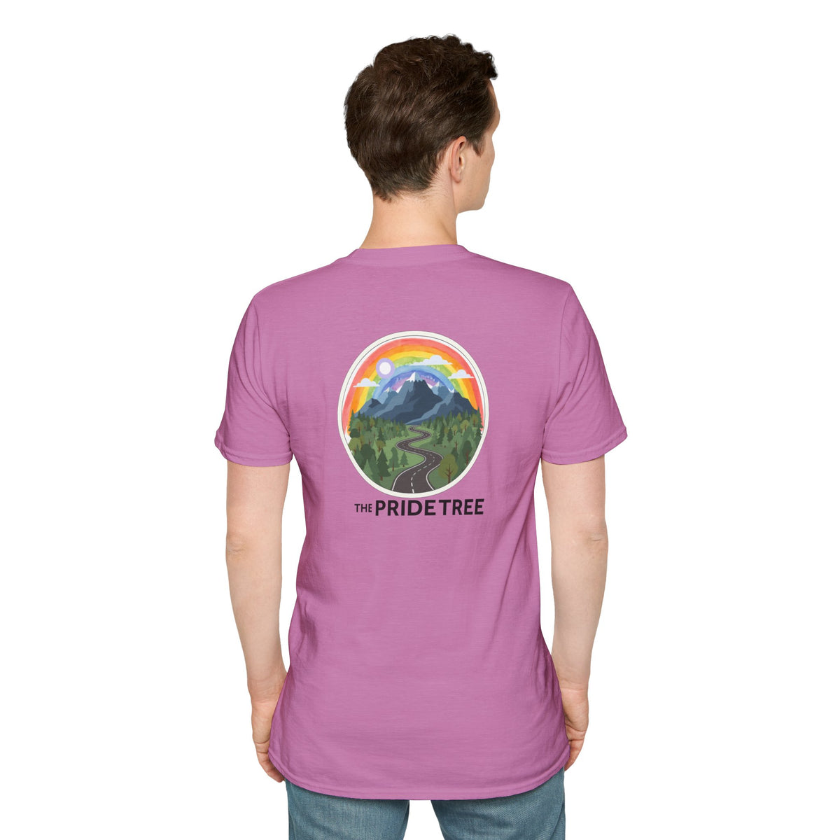 Pride Tree Las Vegas Mountain Graphic T-Shirt