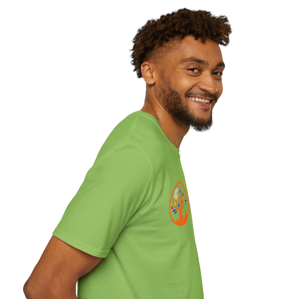 Orange Halloween Logo Pride Tree T-Shirt