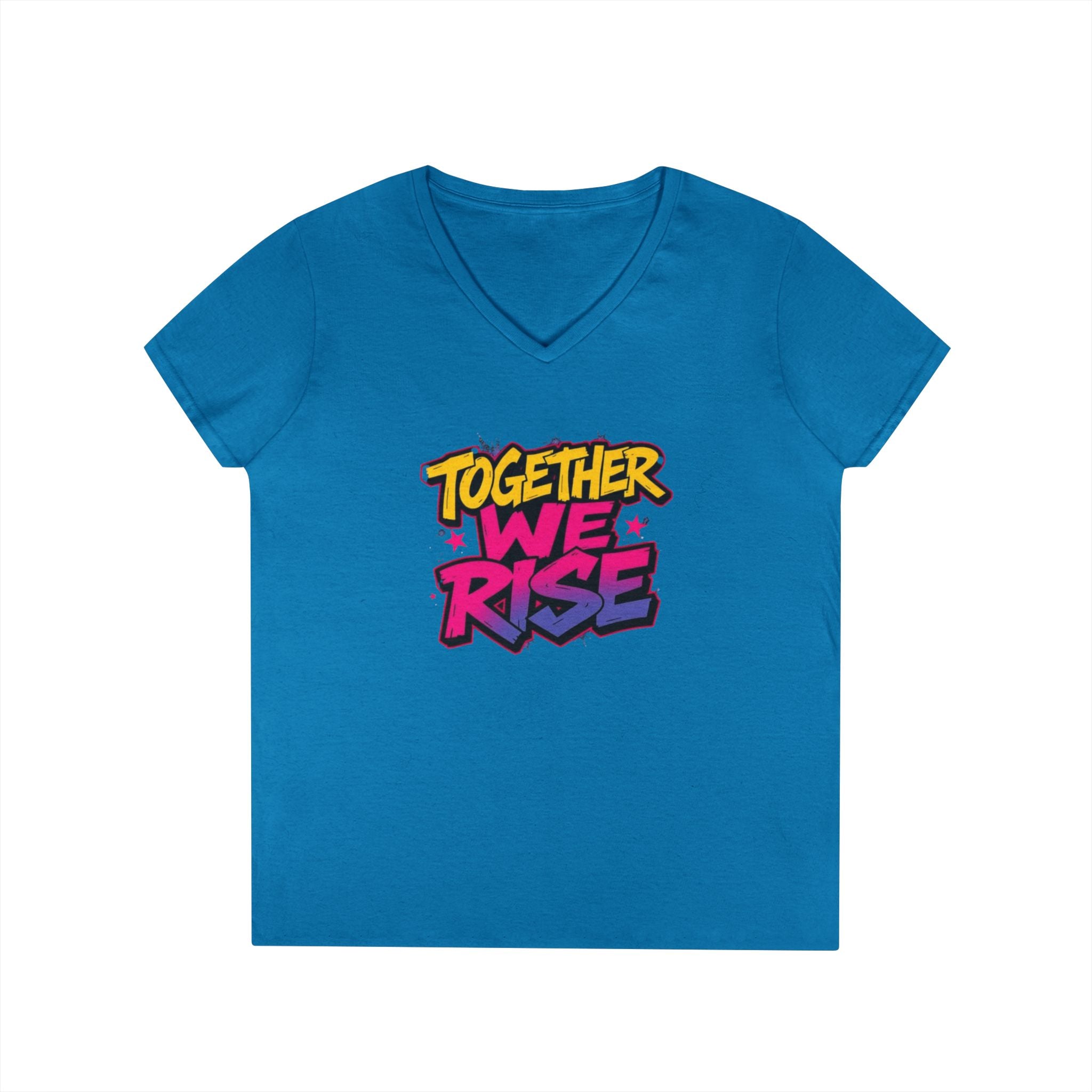 Empowerment Ladies' V-Neck T-Shirt - Together We Rise