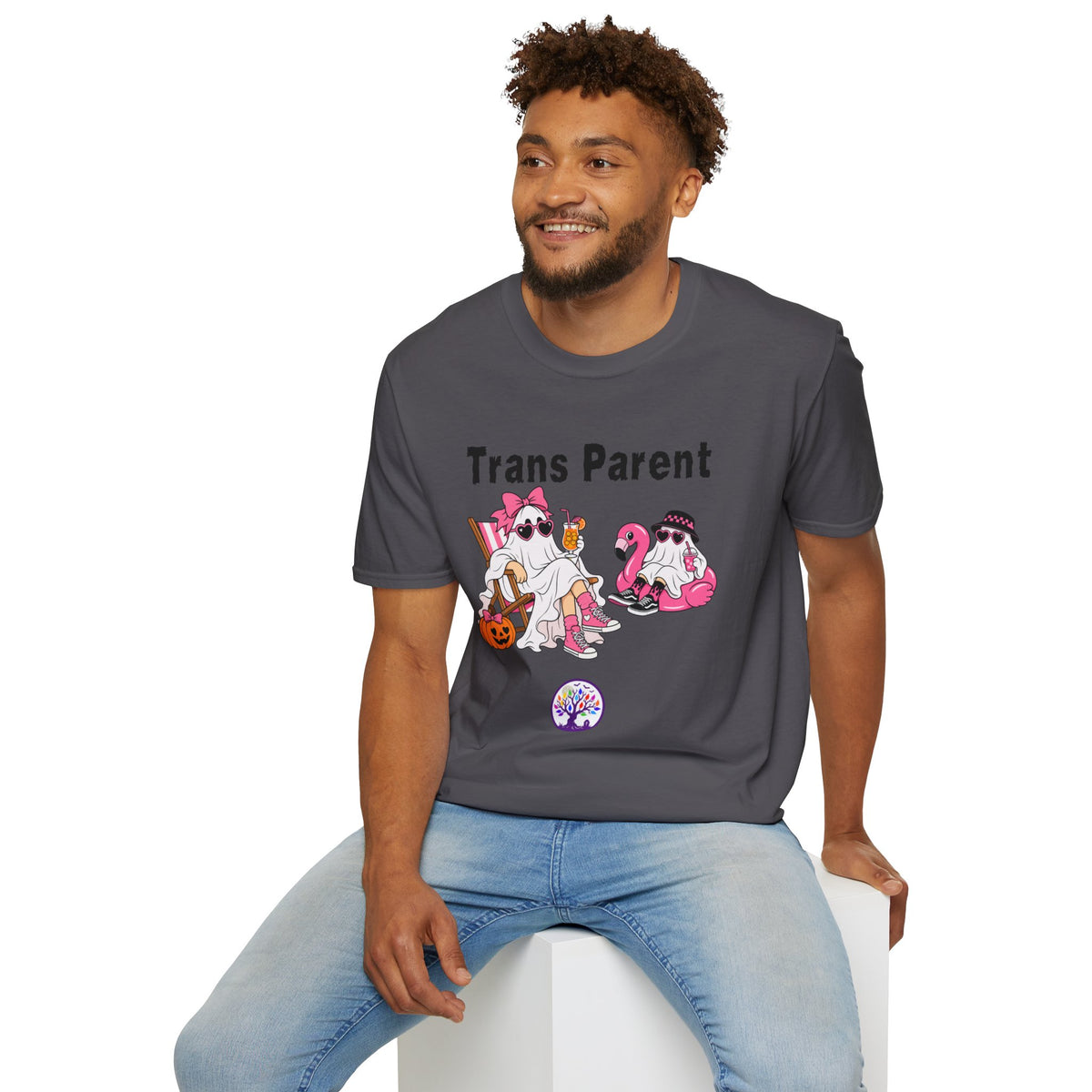 Trans Parent 2 Halloween Pride Tree Las Vegas T-Shirt
