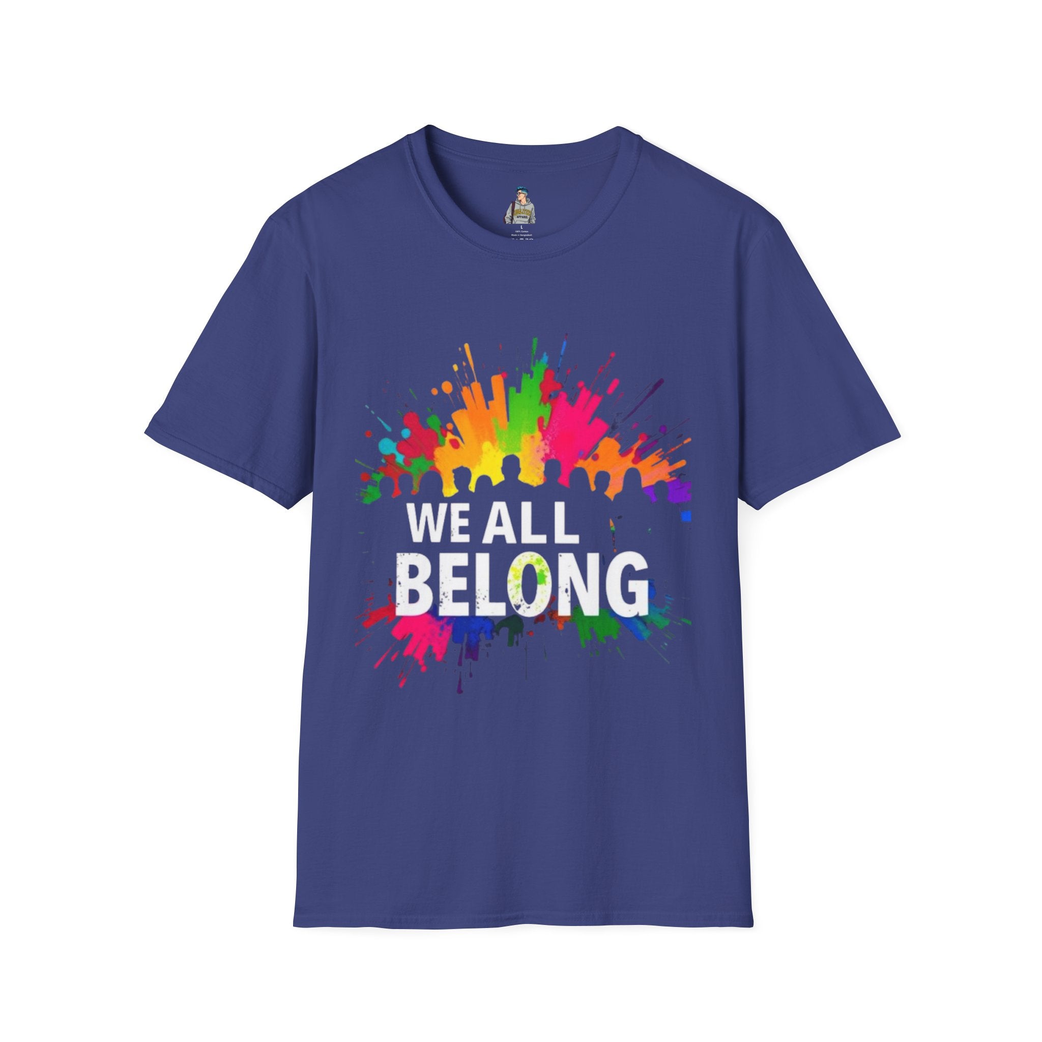 Unisex Softstyle T-Shirt - 'We All Belong"