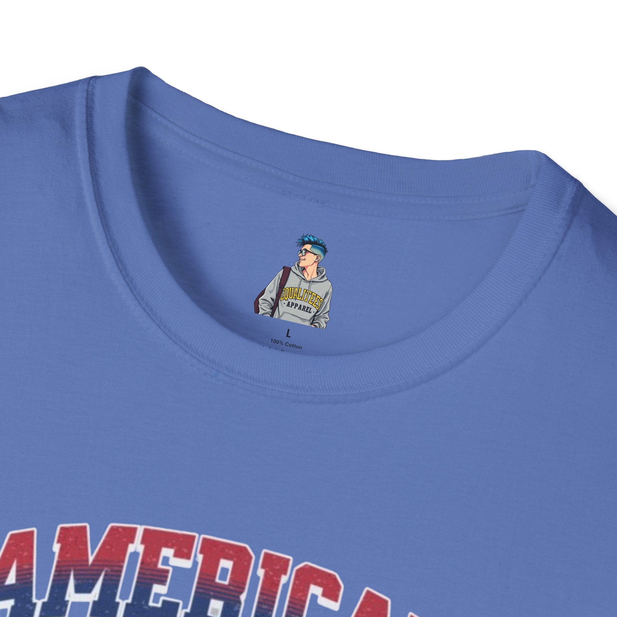 American Patriot - Keep Immigrants Deport Fascists Unisex T-Shirt - Celebrate Freedom & Diversity