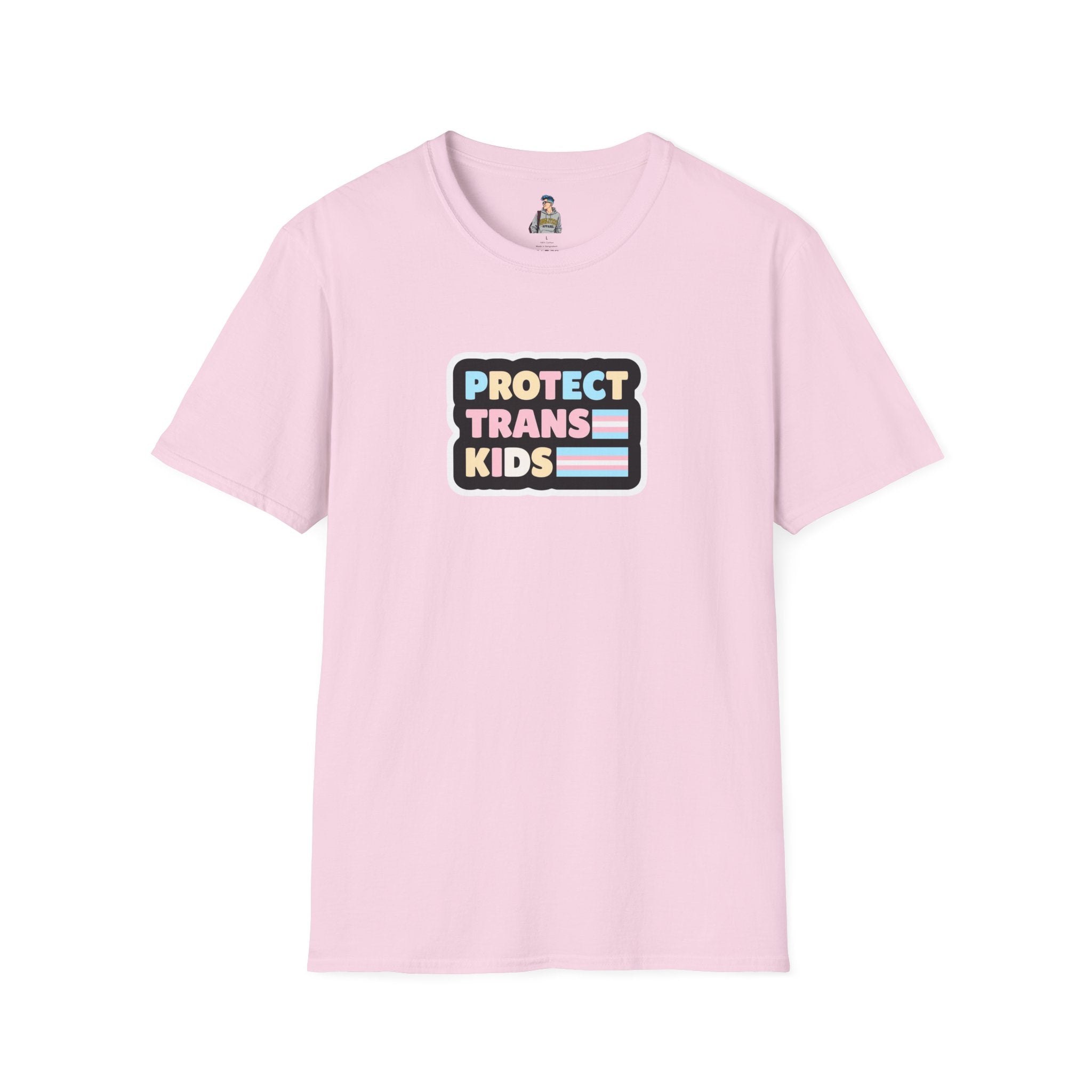 "Protect Trans Kids" Unisex Softstyle T-Shirt - Empowerment & Pride Apparel