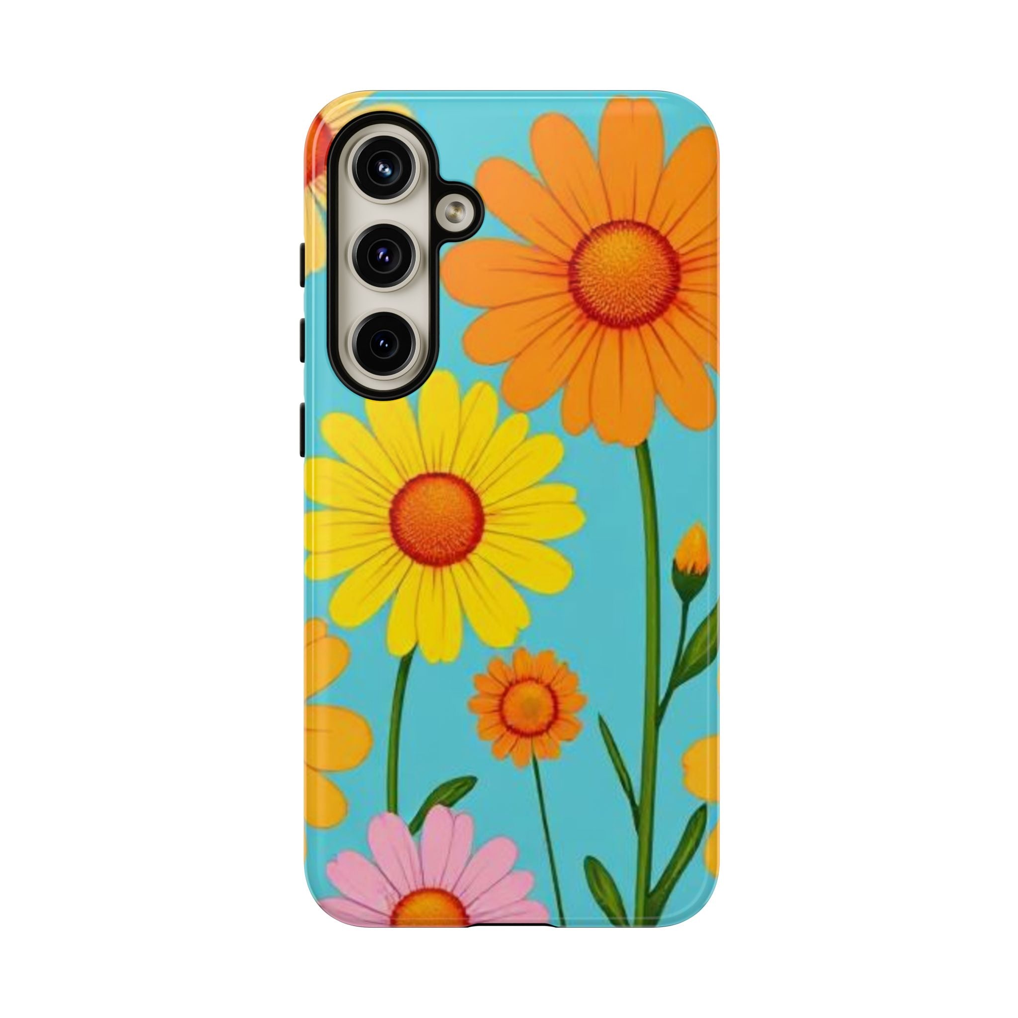 Floral Daisy Tough Case for Android