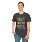 Free Parent Hugs T-Shirt — Colorful Affirming Pride