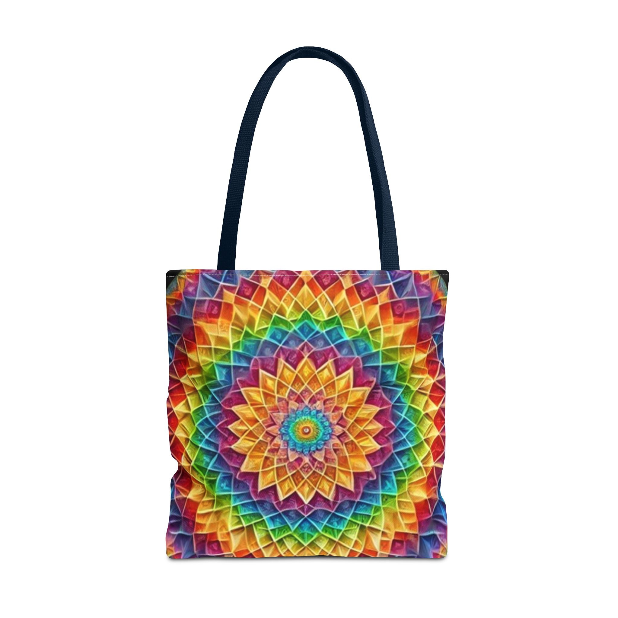 Rainbow Mandala Tote Bag