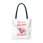 Love is a Universal Language Design - Tote Bag
