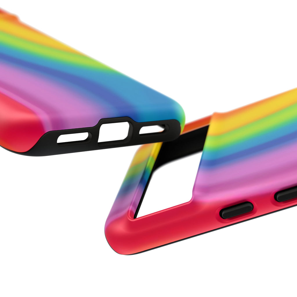 Rainbow Swirl Tough Case for Android