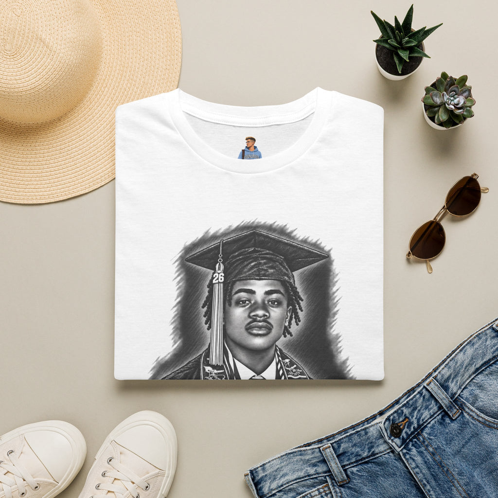 Portrait Front and Back - In Memory of Pierre Damas Bel T-Shirt