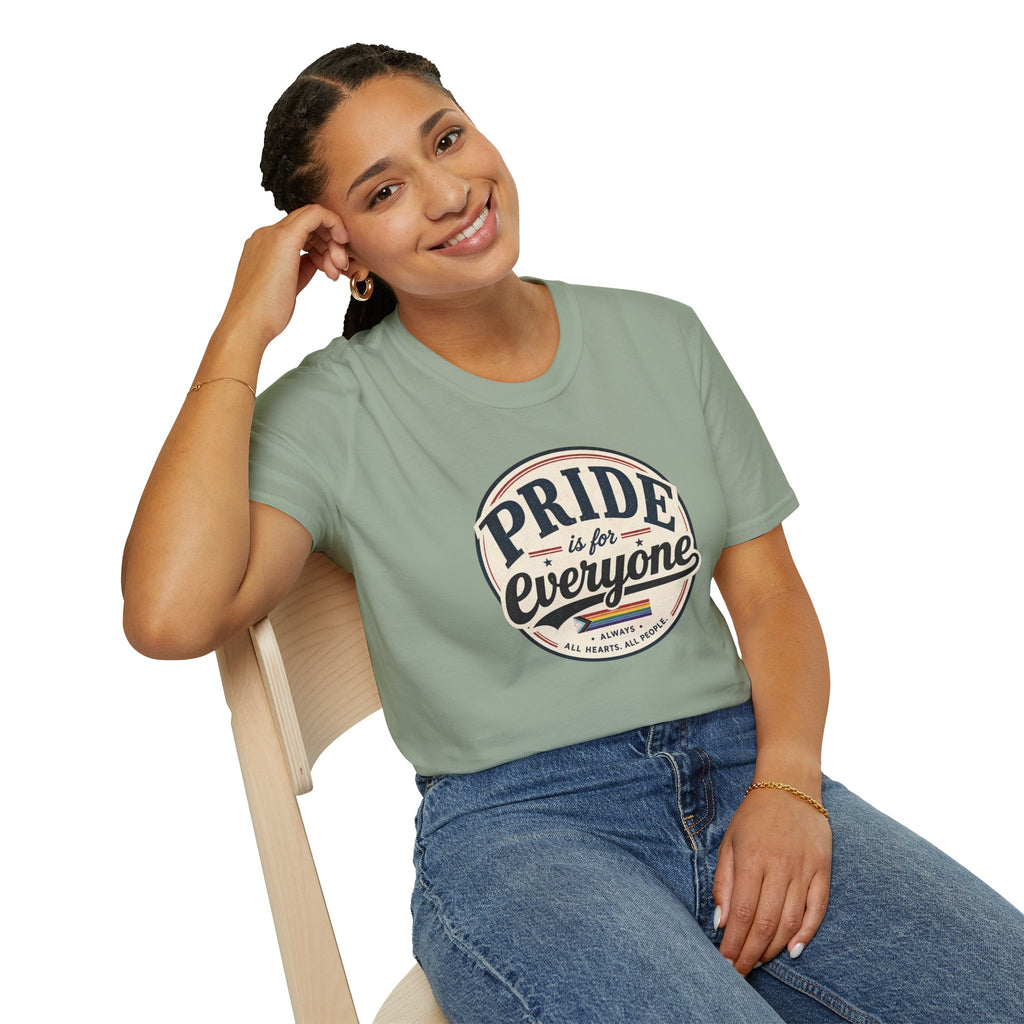 Pride Is for Everyone T-Shirt — Inclusive Retro Pride Tee