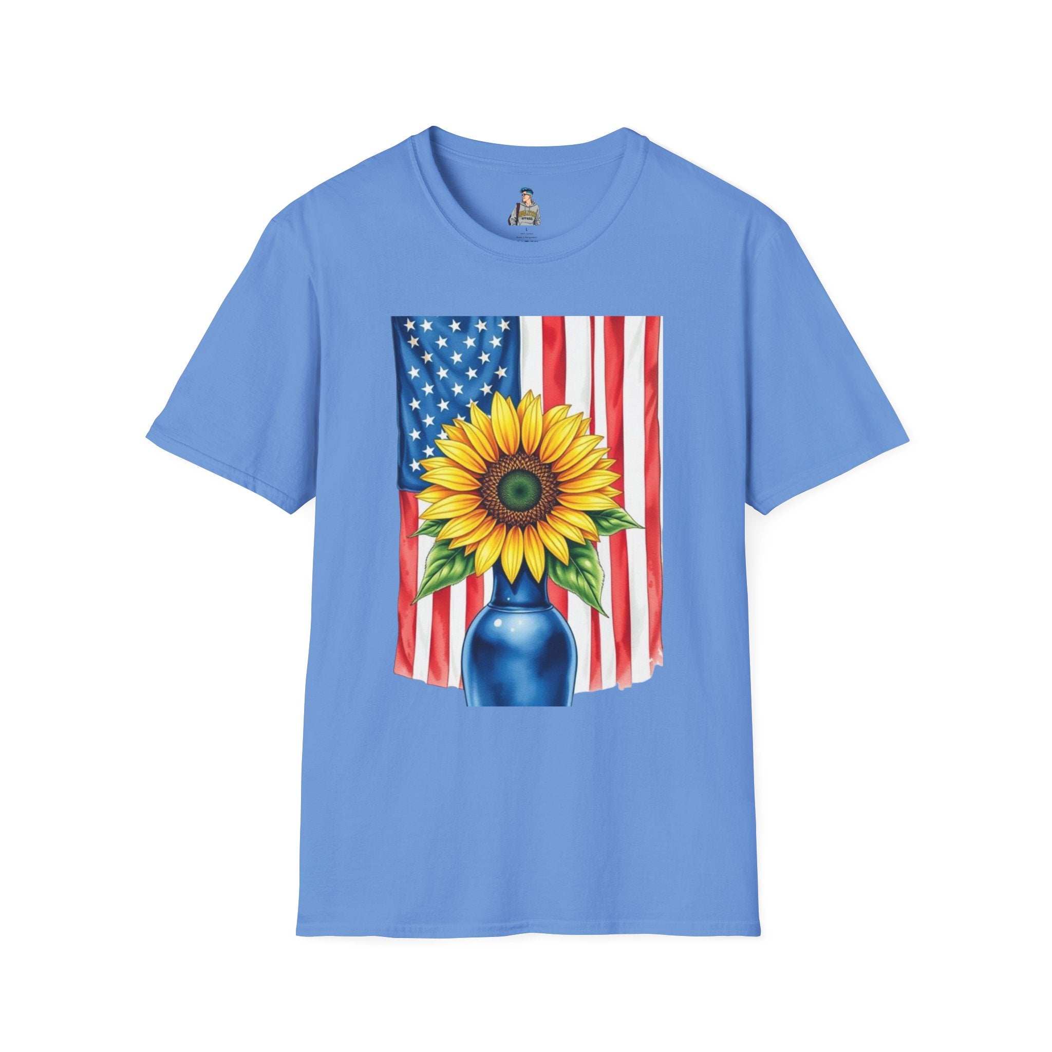 American Patriots Stand Behind Ukraine Unisex Softstyle T-Shirt