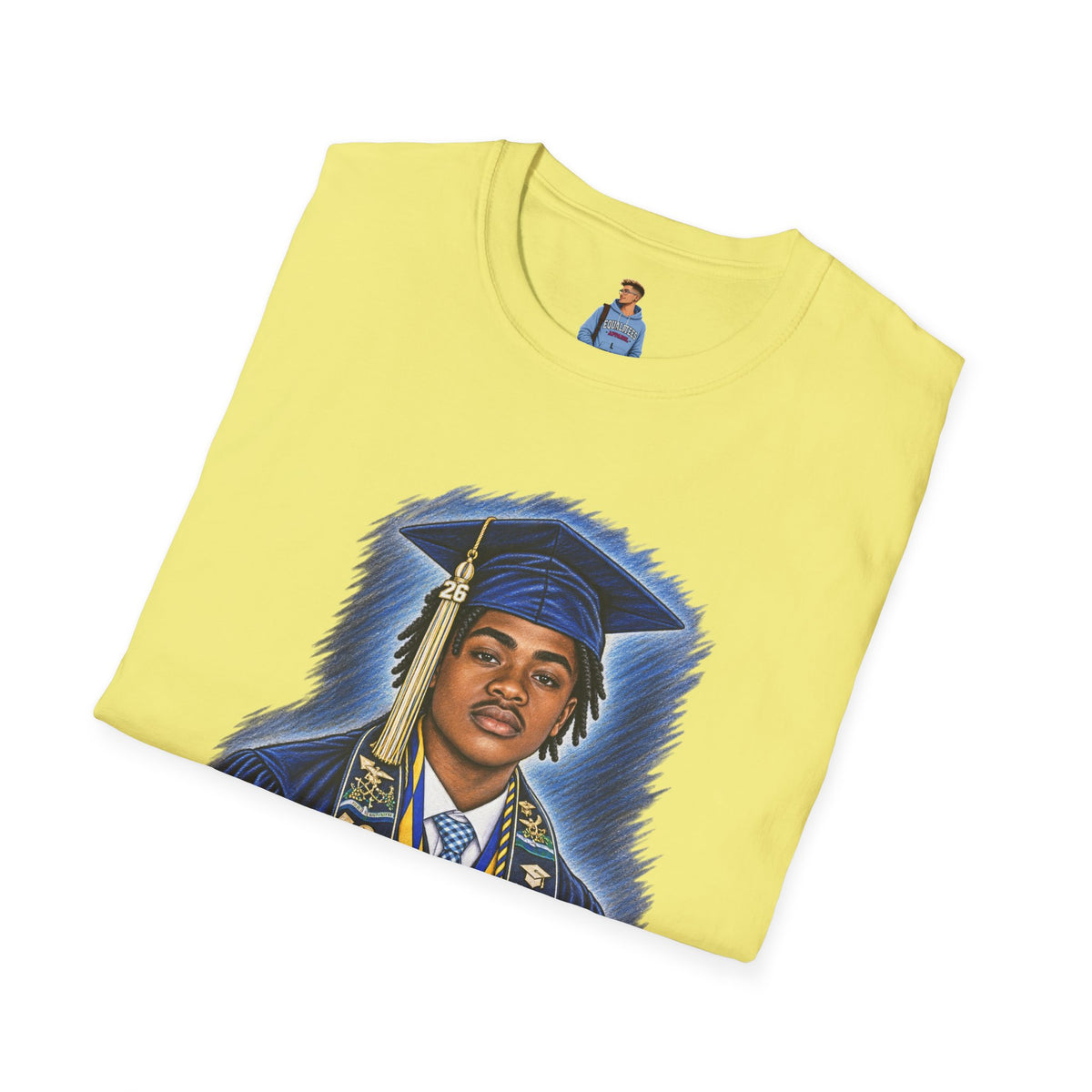 Portrait Front and Back - In Memory of Pierre Damas Bel T-Shirt
