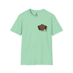 Buffalo Spiral Design Unisex Softstyle T-shirt