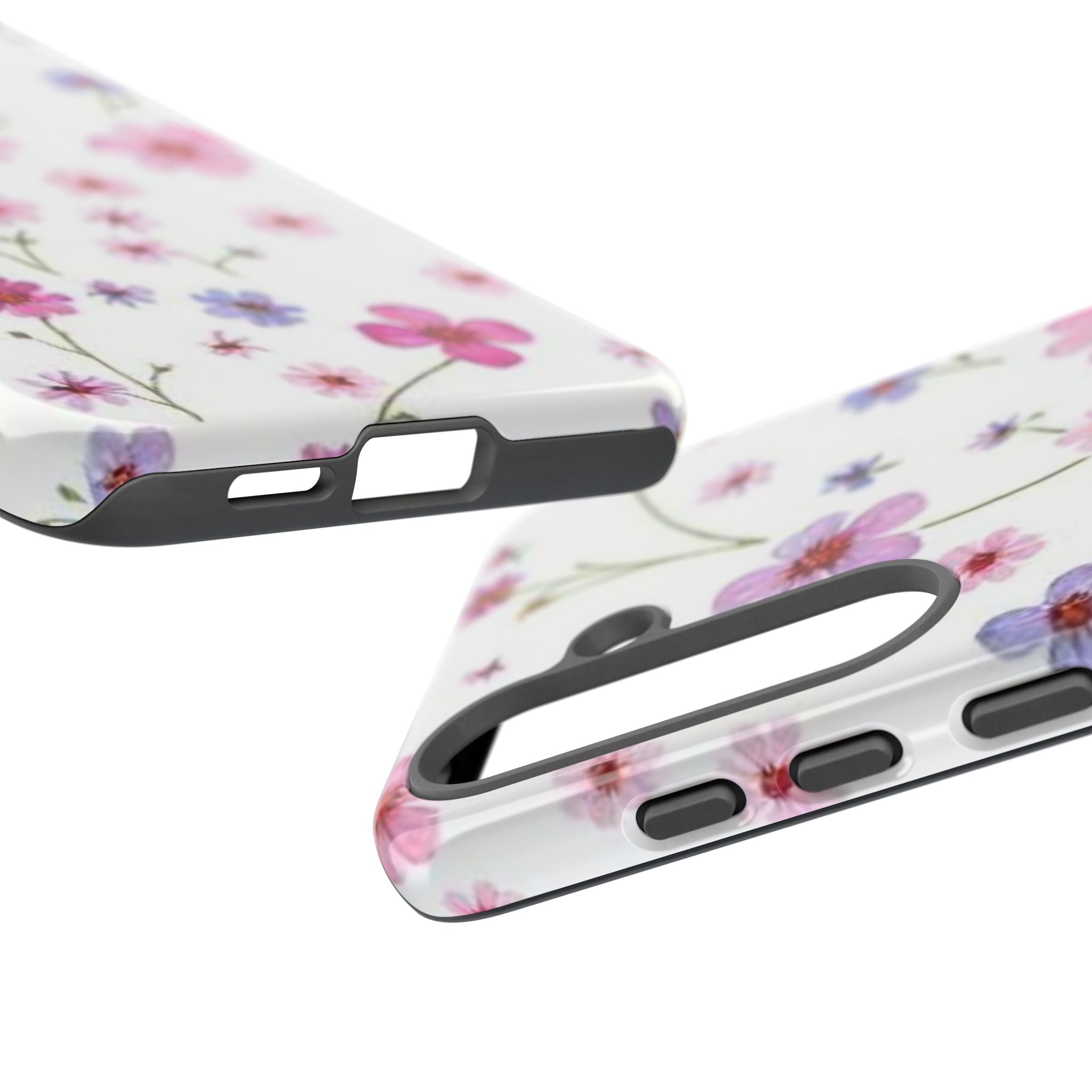 Pink Wildflower Tough Case for Android