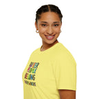 Queer People Belong Everywhere t-shirt