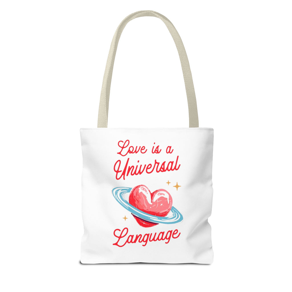 Love is a Universal Language Design - Tote Bag