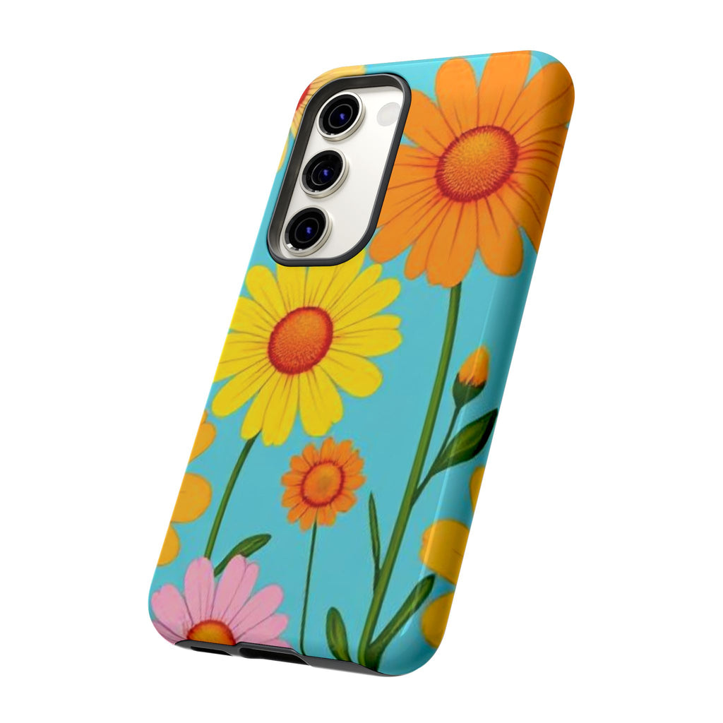 Floral Daisy Tough Case for Android