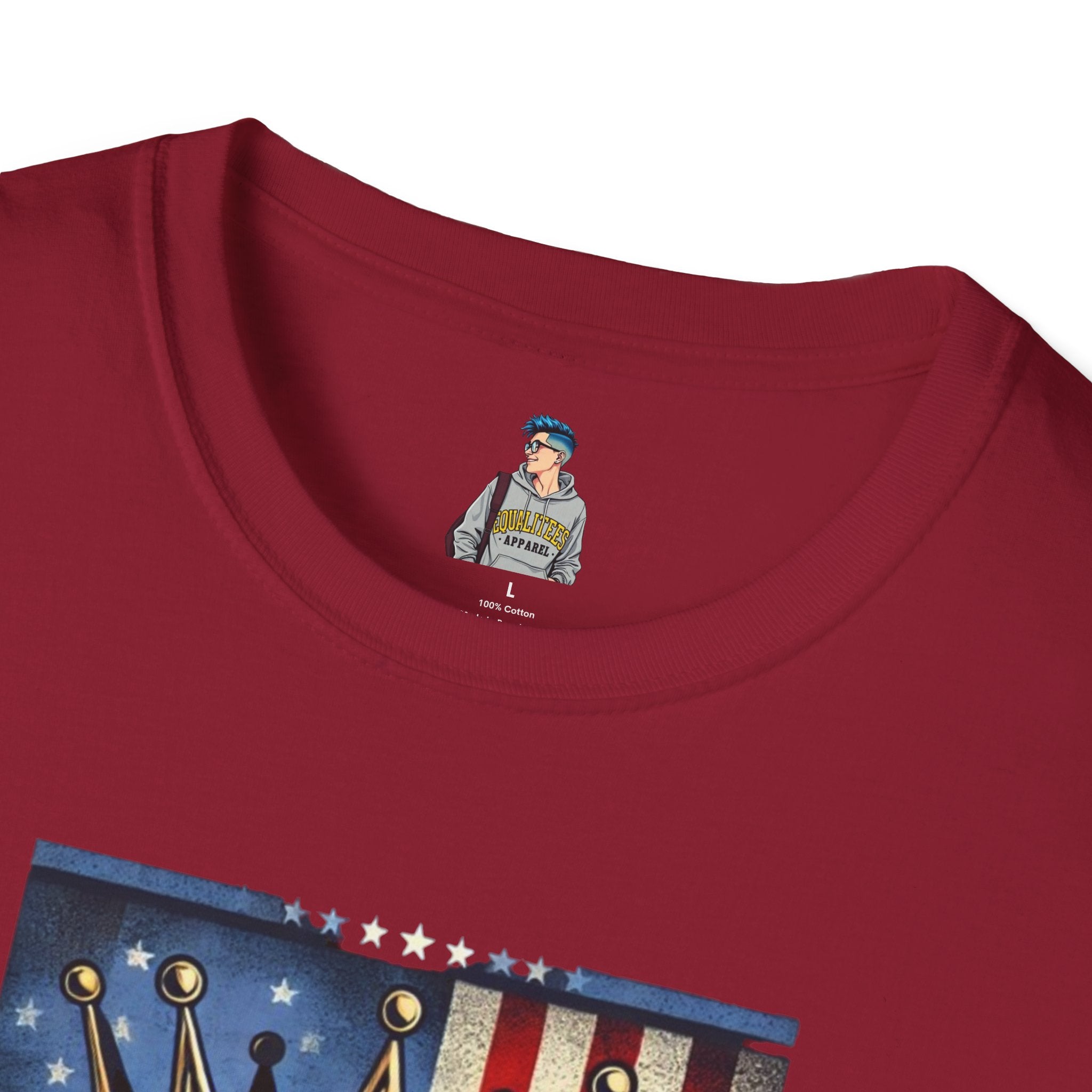 No Kings in America-Democracy Matters  Unisex Softstyle T-Shirt