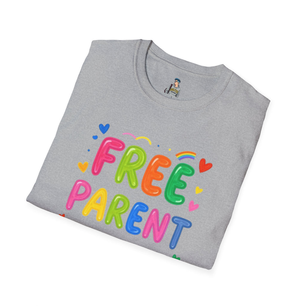 Free Parent Hugs T-Shirt — Colorful Affirming Pride