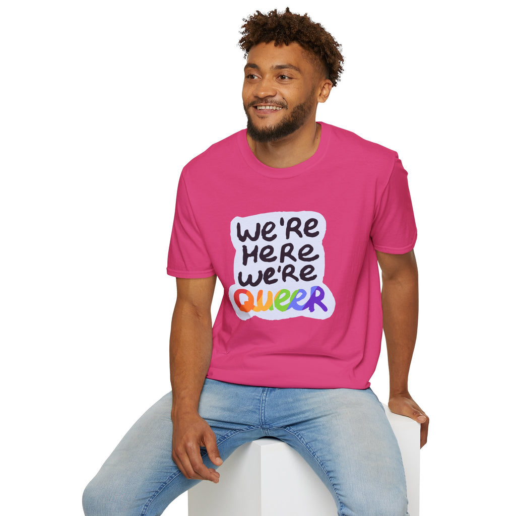 We’re Here We’re Queer Pride Tree Las Vegas T-Shirt