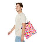 Dots and Drips over Pink Design - Tote Bag