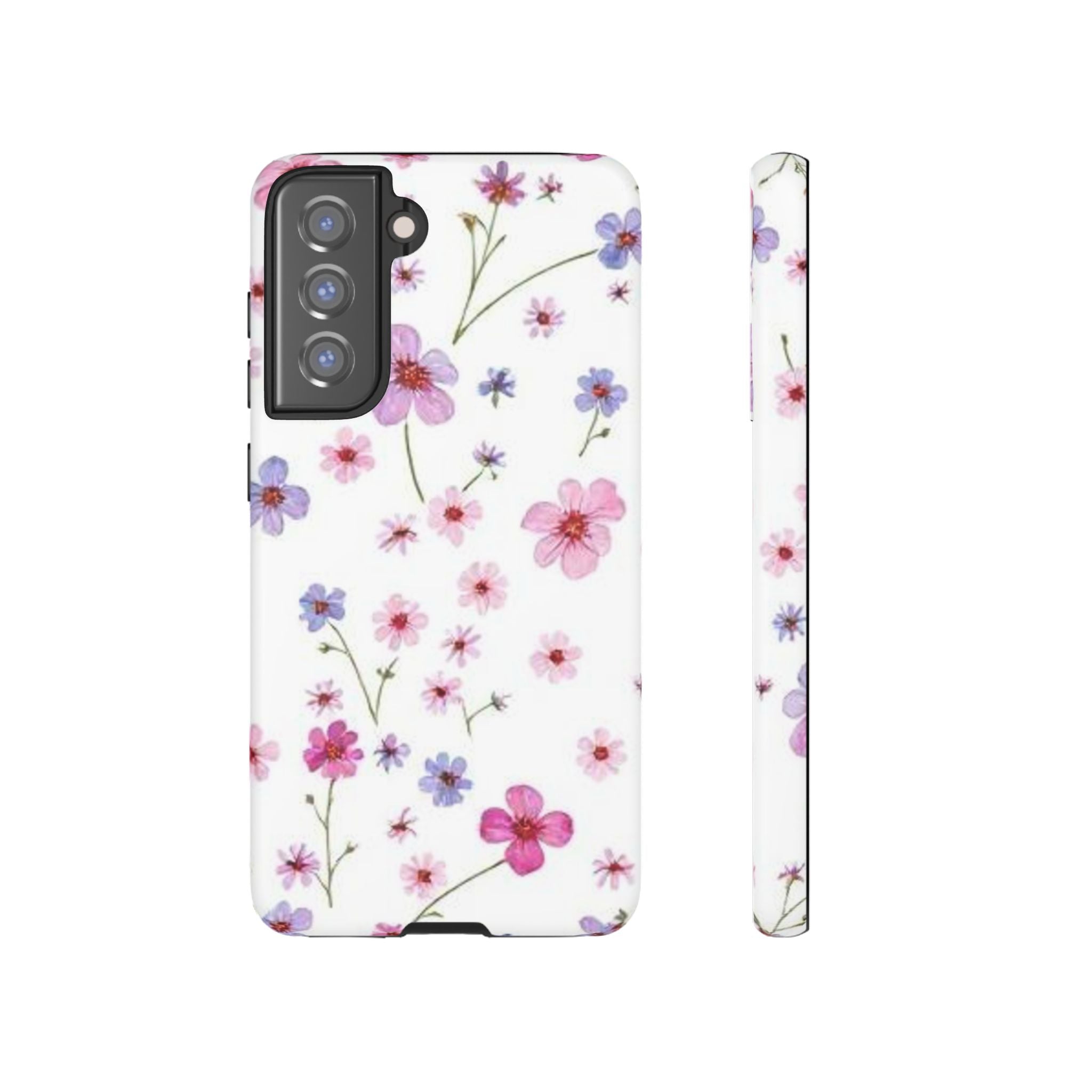 Pink Wildflower Tough Case for Android