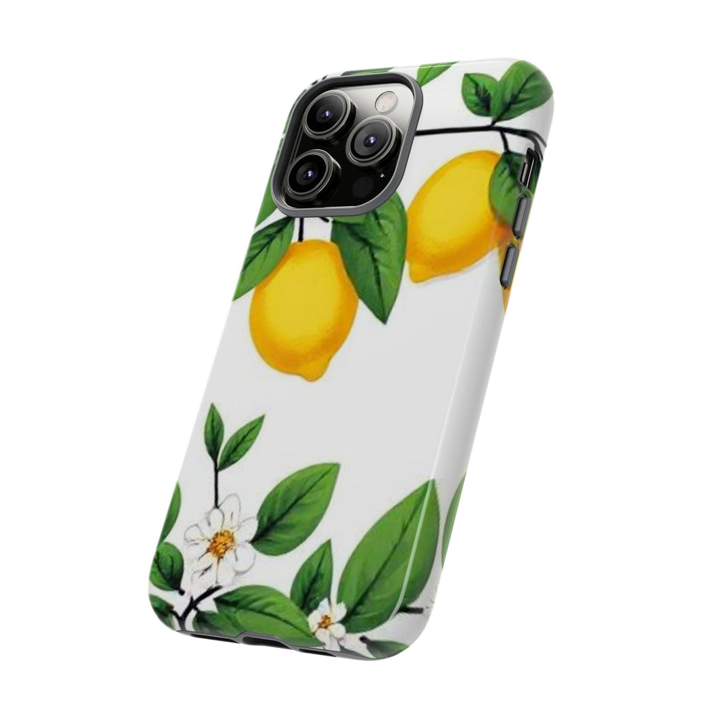 Lemon Blossom Tough Phone Case for iPhone
