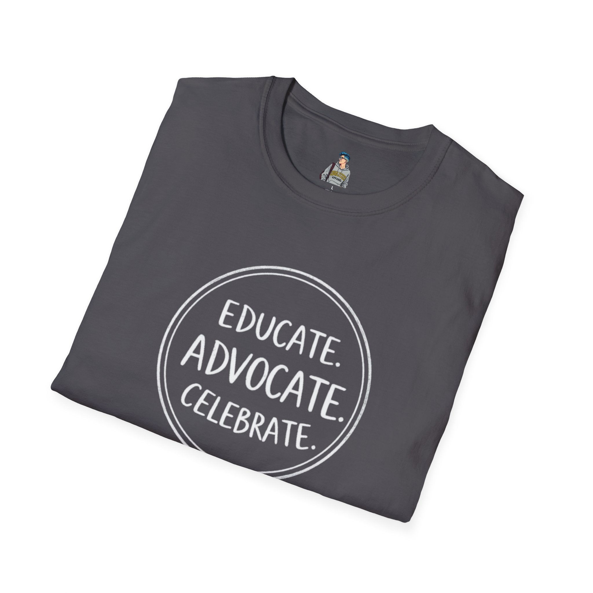 Unisex Incognito Pride T-Shirt - Educate. Advocate. Celebrate.