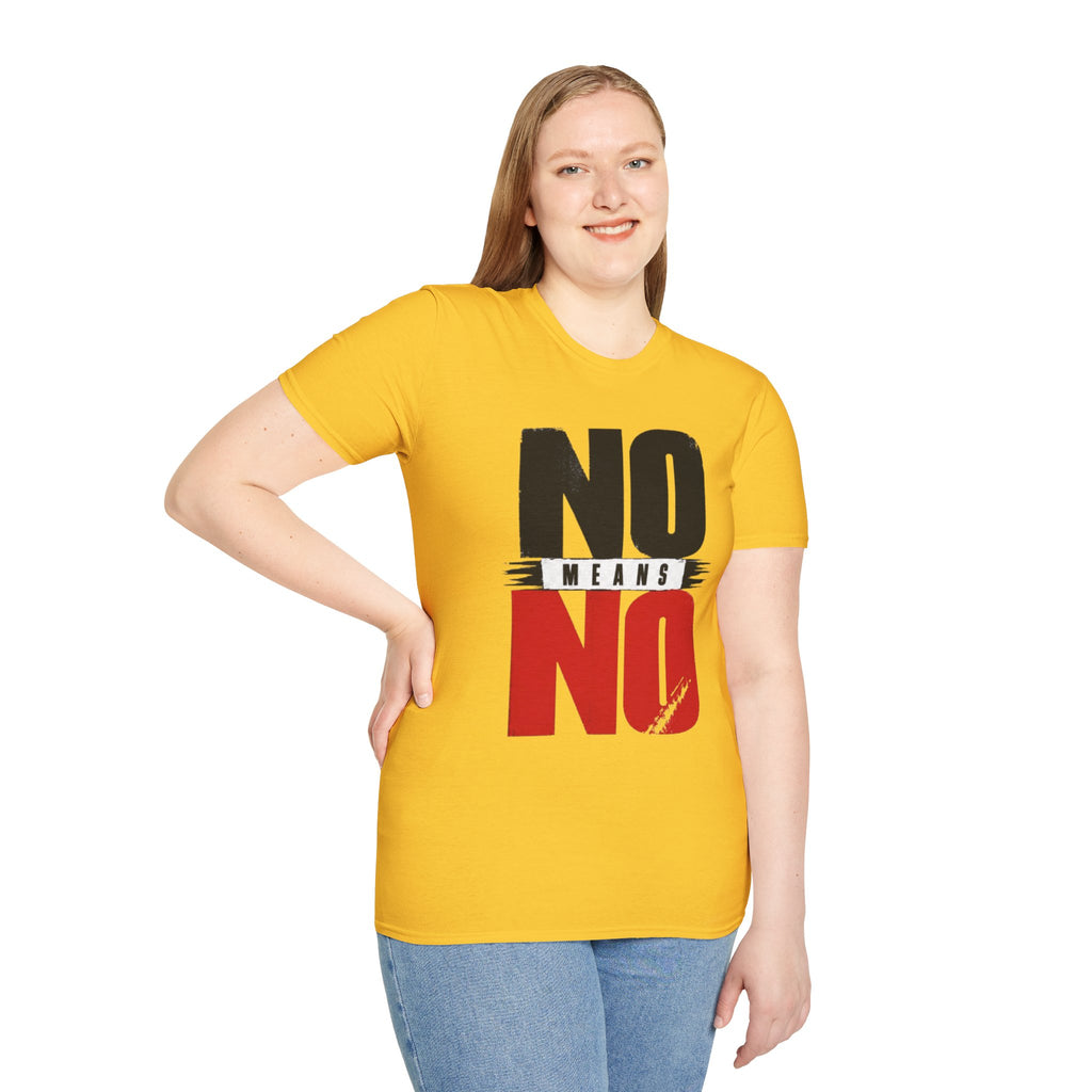 NO Means NO T-Shirt — Consent Awareness Graphic Tee