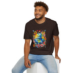 Love Everyone, Protect Planet Floral Graphic Tee