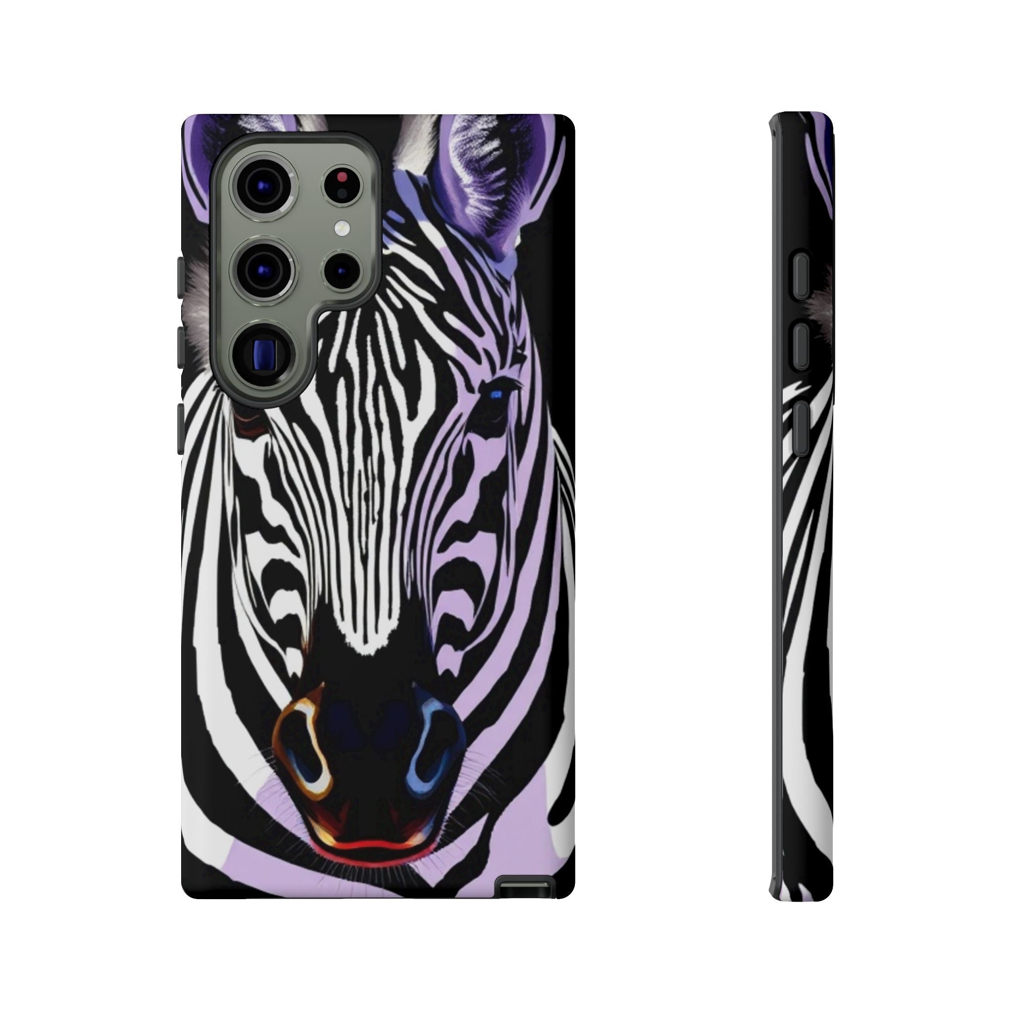Android OR iPhone Compatible Cases - Zebra Design - Unique Tough Cases