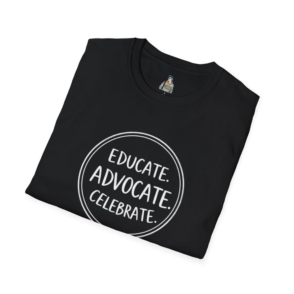 Unisex Incognito Pride T-Shirt - Educate. Advocate. Celebrate.