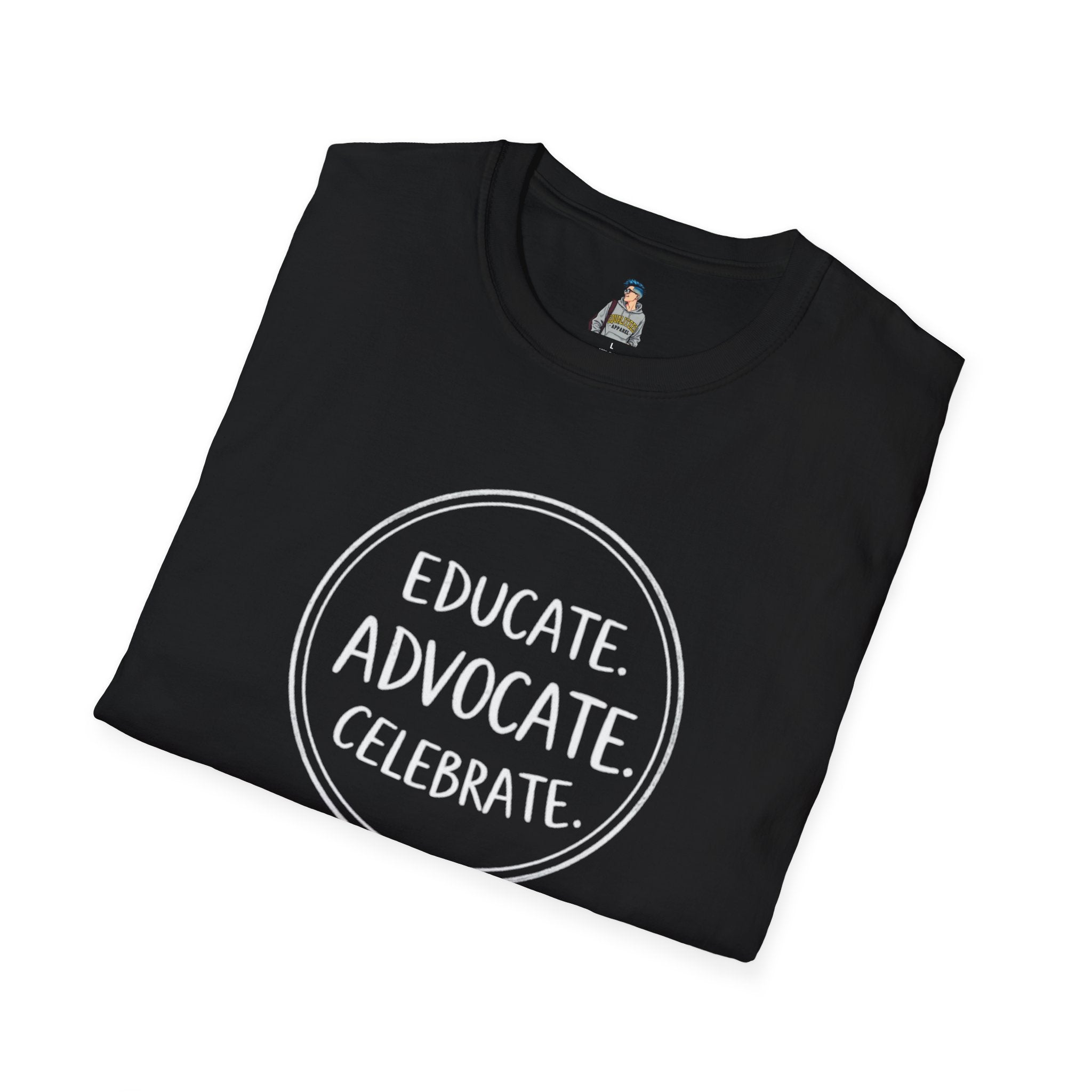 Unisex Incognito Pride T-Shirt - Educate. Advocate. Celebrate.