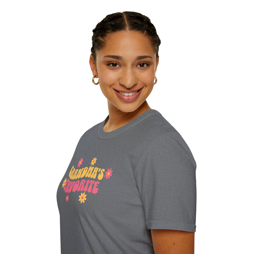 Grandma's Favorite Unisex Softstyle T-Shirt - EqualiTees.Me